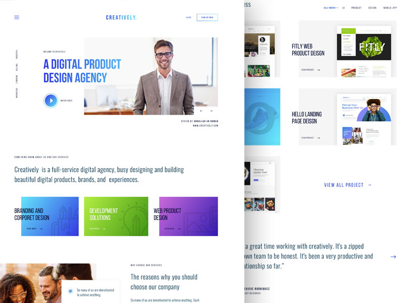 Agency Landing Page Template