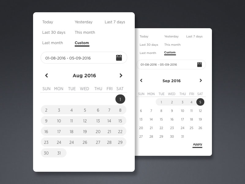 Simple Datepicker