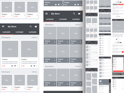 Carbon Material Wireframe Kit