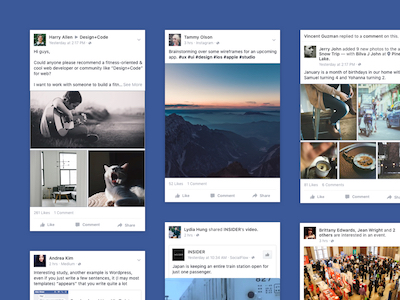 Facebook News Feed Formats