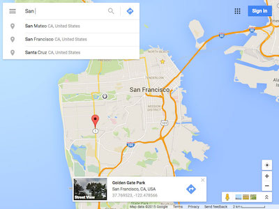 Google Maps UI Kit