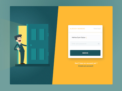 Login Page Illustration