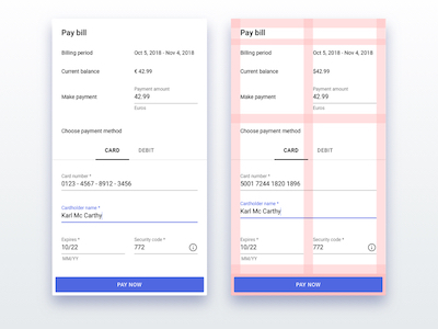 Material Payment Dialog