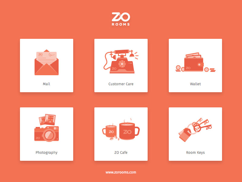 Zo Rooms Icon Set