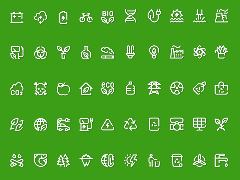 Ecology Icon Set