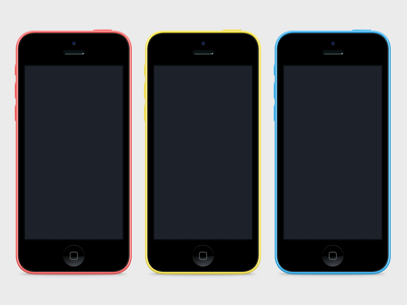 iPhone 5c Mockup