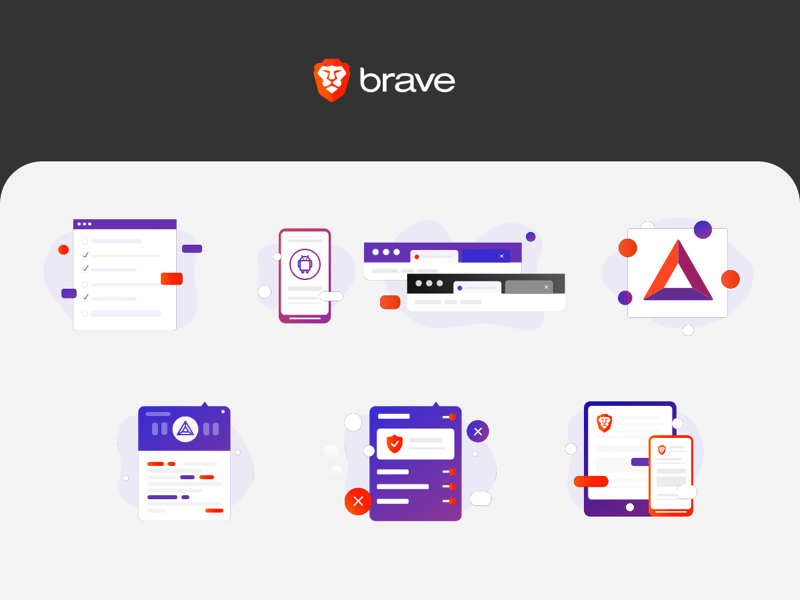 Brave Help Center Icons