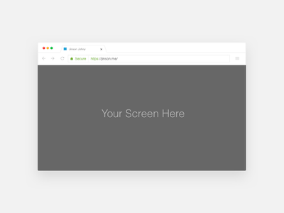 Google Chrome Mockup