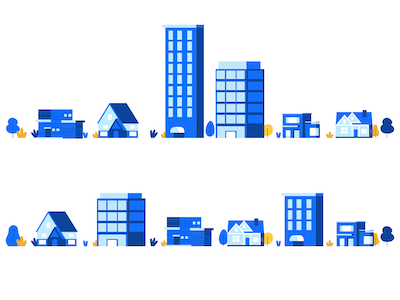 City Buildings Illustration