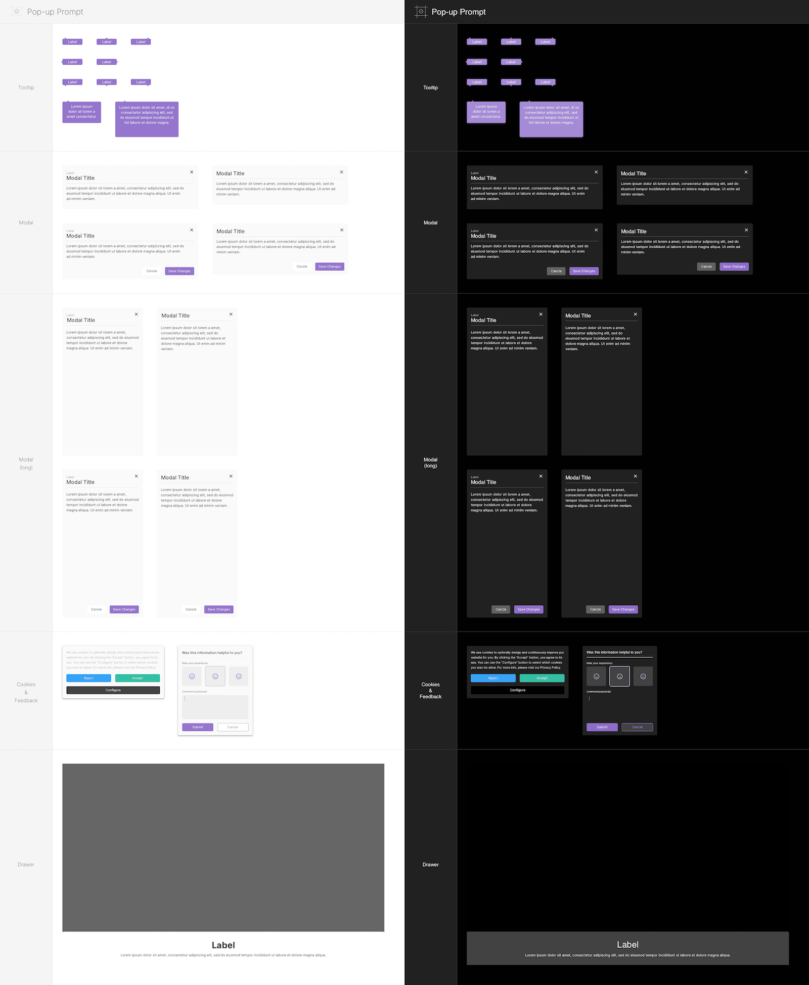 Components - Pop-up Prompt