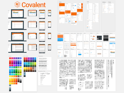 Covalent Material Template