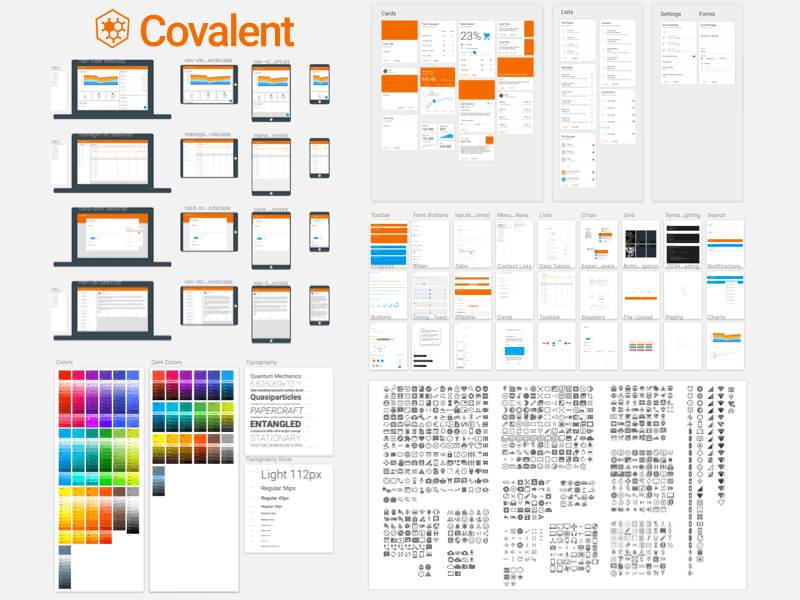 Covalent Material Template