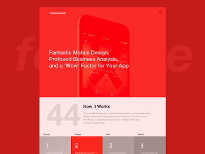 Mobile App Agency Website