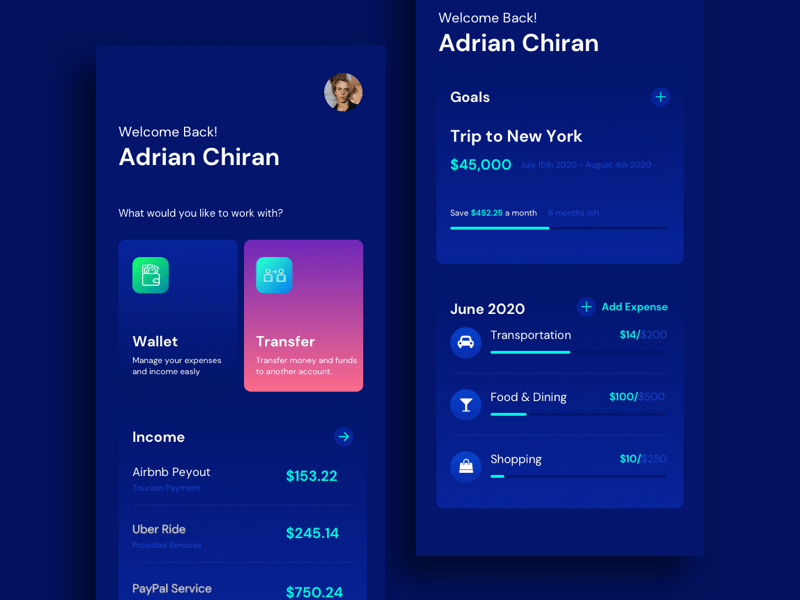 Crypto App Concept