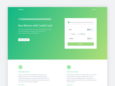 Crypto Landing Page