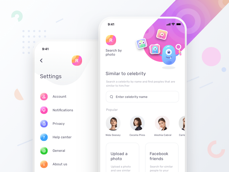 Dating App Concept Screens