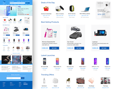 E-commerce Landing Page