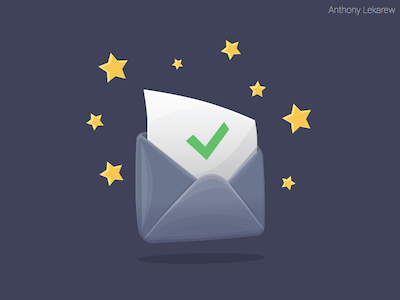 Envelope Icon Illustration