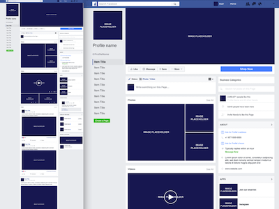Facebook Business Page Template