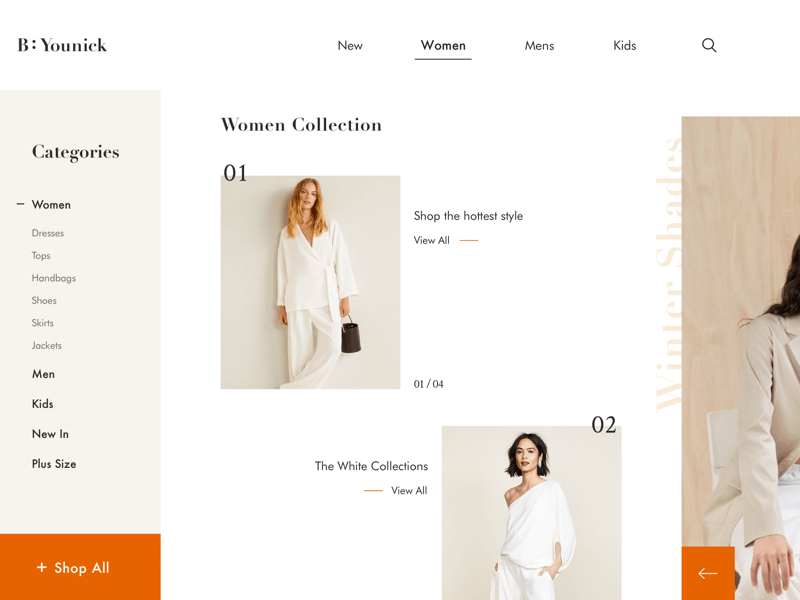 Fashion Landing Page Concept