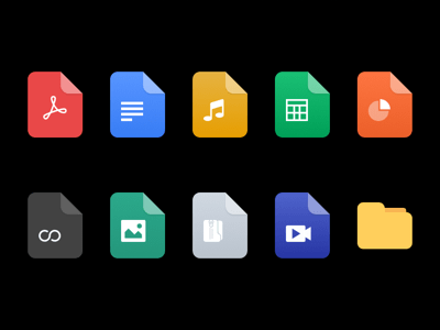 10 File Icons