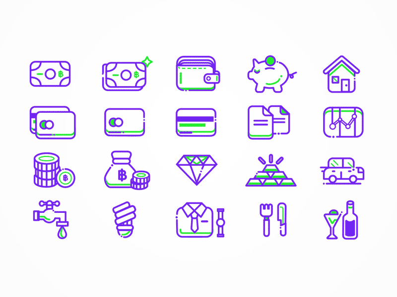 Finance Icon Set