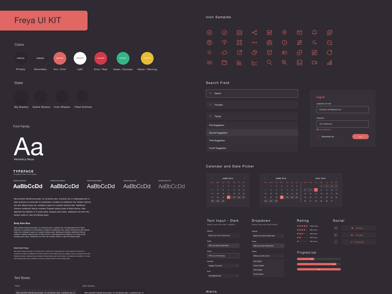 Freya UI Kit