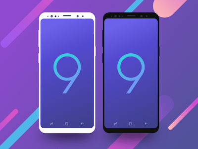 Galaxy S9 Minimal Mockup