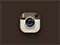 Not So Flat Instagram Sketch Icon