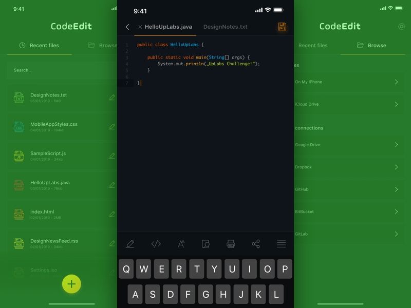 iOS Code Editor