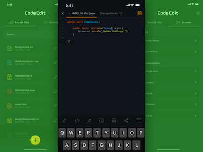 iOS Code Editor