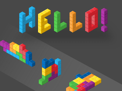 Isometric Building Blocks