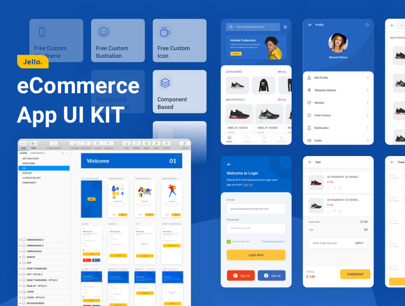 Jello Ecommerce UI Kit