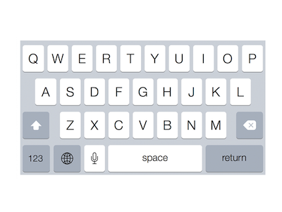 Keyboard iPhone 6 Plus