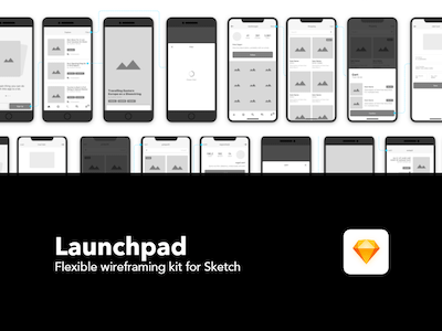 Launchpad Wireframing Kit