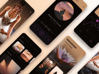 Lotus Meditation UI Kit