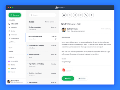 Nextmail UI