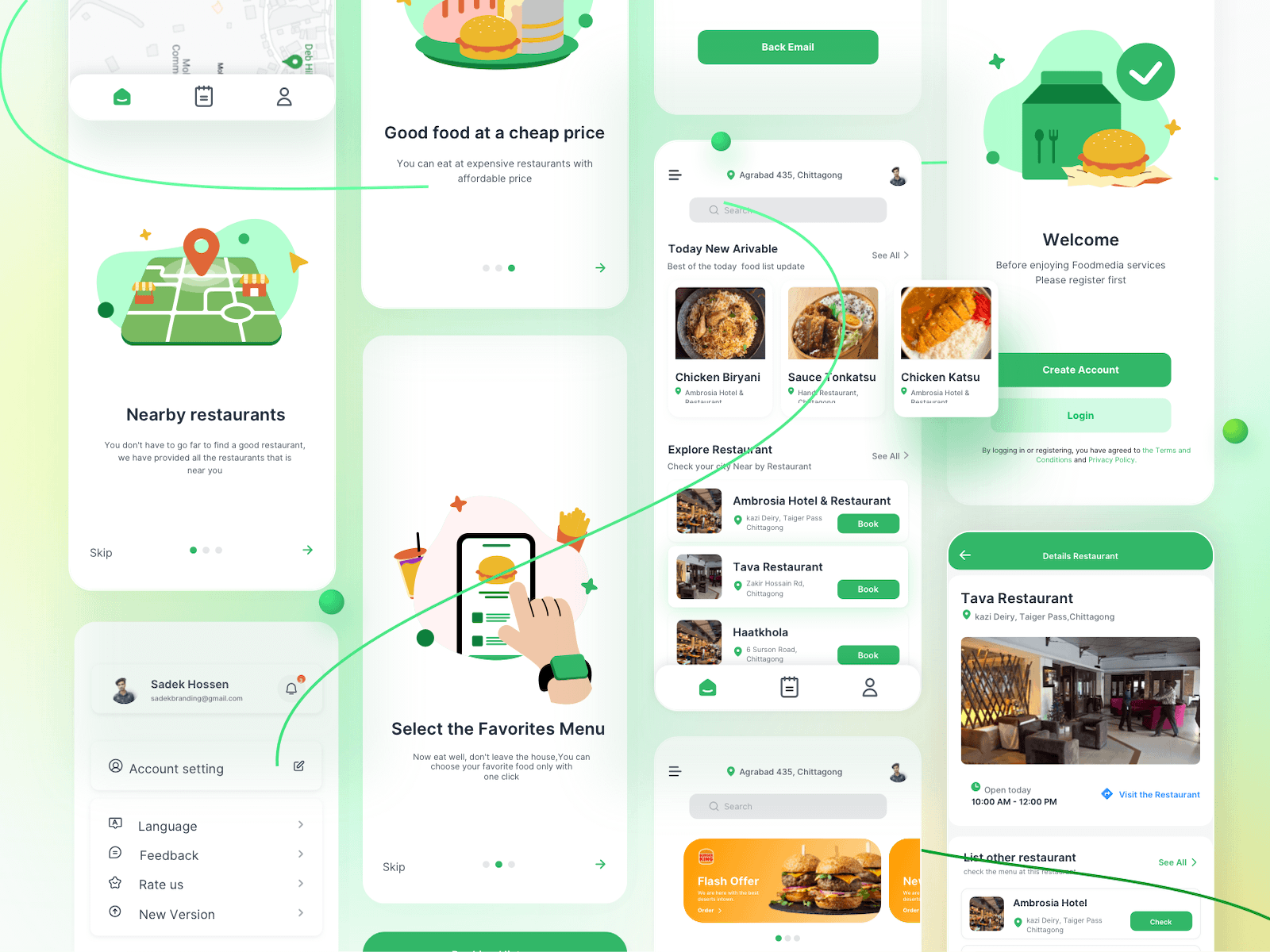 Multipurpose Booking App UI Kit