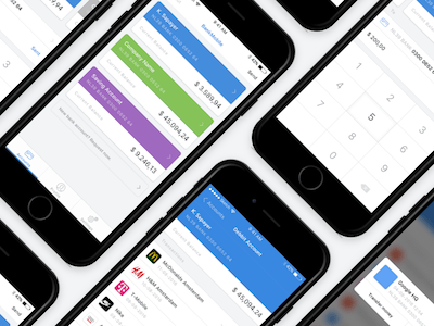 Sample iOS and Android Bank App