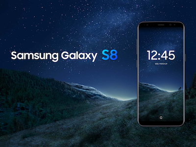 Samsung Galaxy S8 Mockup