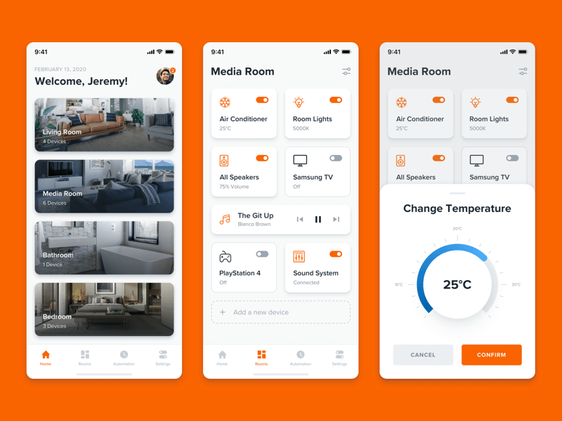 Smart Home App Concept