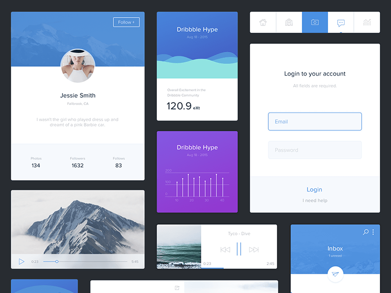 Minimalist UI Kit