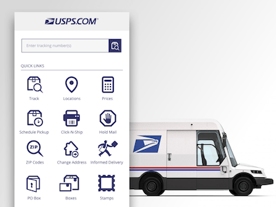 USPS Mobile Web App Concept