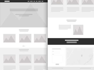 Sample Website Wireframe