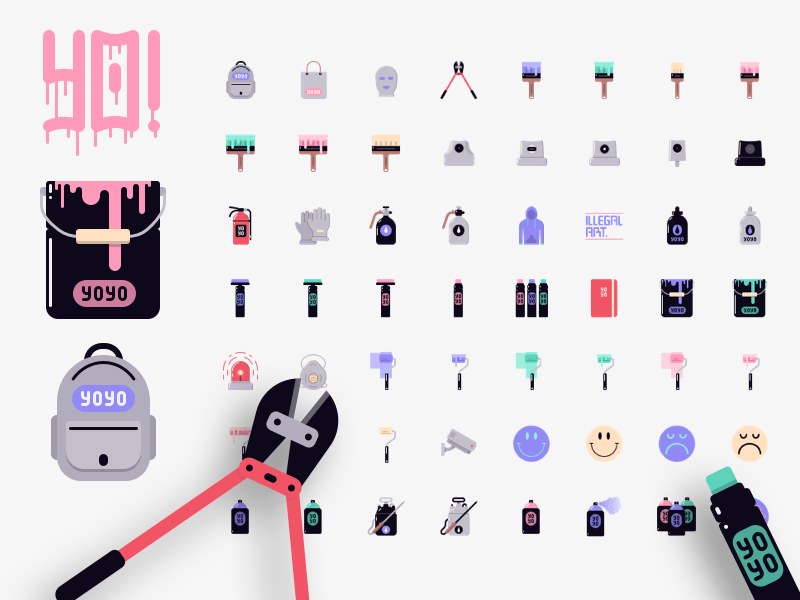 Graffiti Icon Pack